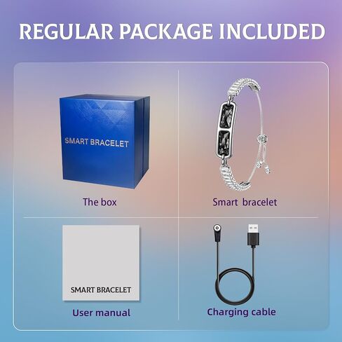 سوار الأحجار الكريمة الذكي - يدعم أوضاع رياضية متعددة، ومراقبة معدل ضربات القلب، وتتبع النوم، وتيك توك المنشط بالإيماءات، وبطارية تدوم 5 أيام، وسوار ذكي (أسود) in Kuwait