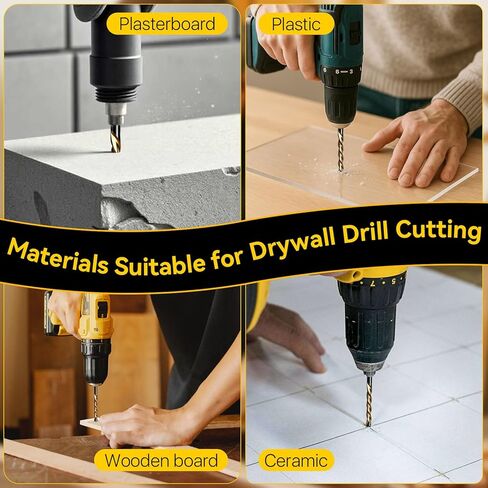 50 Pcs 5/32" Drywall Router Bits, Drywall Guide Point Cutting Bits, Drywall Drill Bit, Drywall Cutting Tools for Used for with Spiral Saw and Power Tools in Saudi Arabia