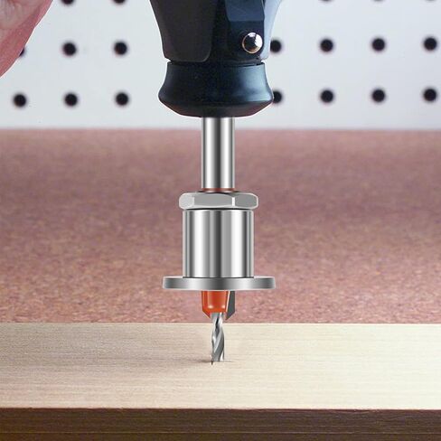 5Pcs Limit Countersink Drill Bit Set Adjustable Tapered Countersunk Drill Bit Set Alloy Steel Round Shank Wood Countersink Drill Bit 2.8/3/3.2/3.5/4mm for Woodworking Plastic in Saudi Arabia