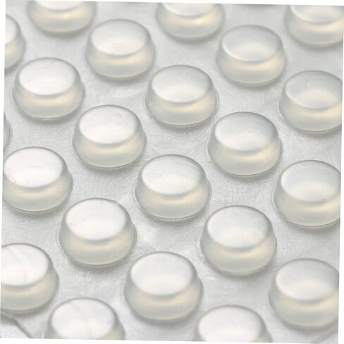 Gadpiparty 12x4mm Self-Adhesive Door Knob Bumpers Door Stoppers Wall Protectors for Furniture Cabinets and Speakers 128pcs in Saudi Arabia