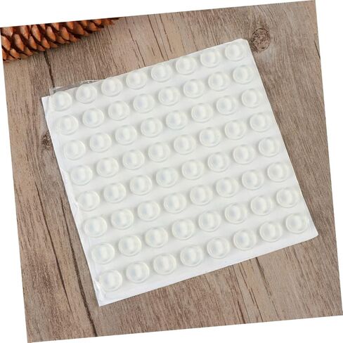Gadpiparty 12x4mm Self-Adhesive Door Knob Bumpers Door Stoppers Wall Protectors for Furniture Cabinets and Speakers 128pcs in Saudi Arabia