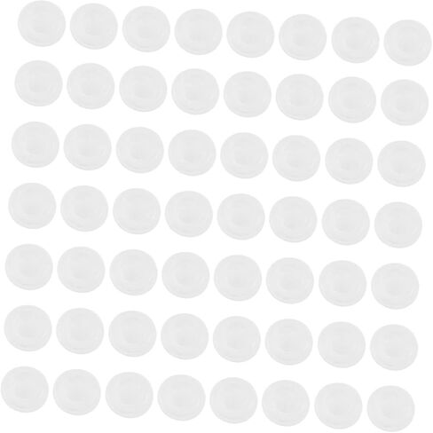 TEHAUX 100pcs Self-Adhesive Silicone Cabinet Door Bumpers Noise-Reducing Pads for Drawers Furniture and Closets in Saudi Arabia