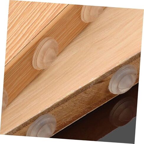 TEHAUX 100pcs Self-Adhesive Silicone Cabinet Door Bumpers Noise-Reducing Pads for Drawers Furniture and Closets in Saudi Arabia