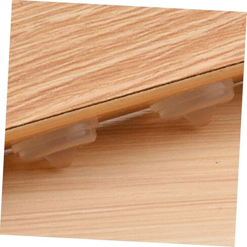 TEHAUX 100pcs Self-Adhesive Silicone Cabinet Door Bumpers Noise-Reducing Pads for Drawers Furniture and Closets in Saudi Arabia