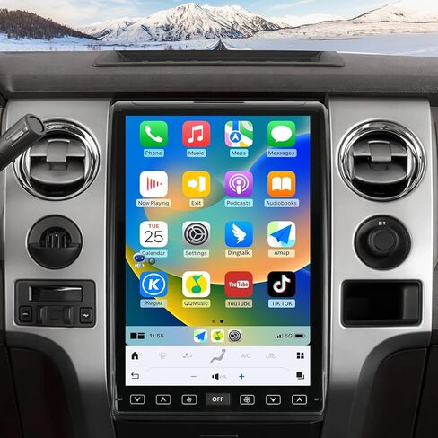 8core+64g لـ Ford Explorer Radio 2011-2019 ترقية ستيريو مع 12.1 بوصة على طراز Tesla شاشة Screen Pucky Support Wireless Carplay & Android Auto Original Car Carma 4G GPS SWC in Kuwait