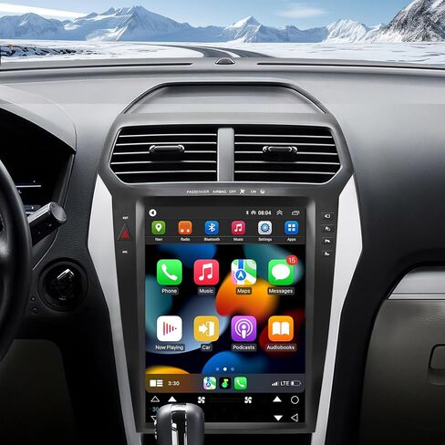 8core+64g لـ Ford Explorer Radio 2011-2019 ترقية ستيريو مع 12.1 بوصة على طراز Tesla شاشة Screen Pucky Support Wireless Carplay & Android Auto Original Car Carma 4G GPS SWC in Kuwait