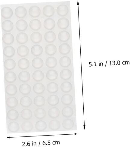 VILLCASE 214pcs Silicone Collision Rubber Particles Mute Crash Pad for Cabinet Soft Close Pad Door Damping in Saudi Arabia