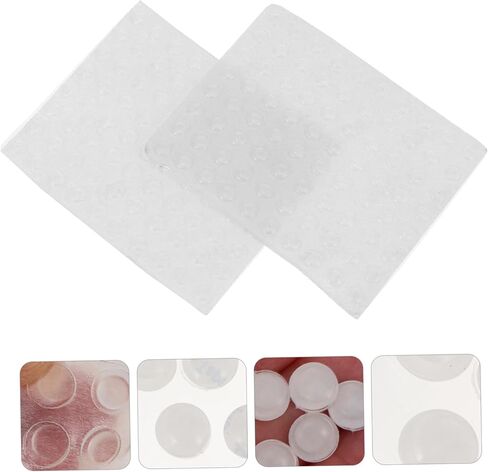 Veemoon 80-Piece Anti-Scratch Silicone Door Bumpers for Cabinets and Drawers Self-Adhesive Furniture Pads Easy to Install Color in Saudi Arabia