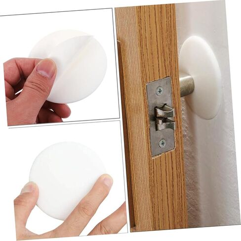 Vaguelly 10 PCS Silicone Door Stopper Wall Protector Pads Adhesive Bumper for Quiet and Shock Absorption Suitable for Home and Office Use in Saudi Arabia