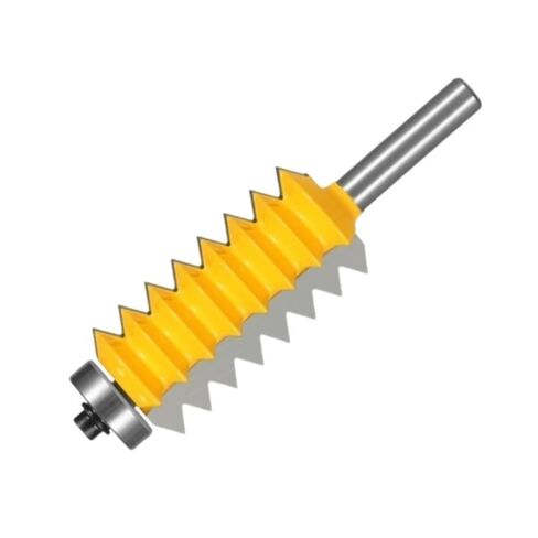 قطعة واحدة لقمة طحن من الكربيد على شكل أسنان متعددة، قاطع توجيه أعمال النجارة ذو مقاومة للحرارة 8 مم للخشب (8 × 28 × 54 مم) in Kuwait