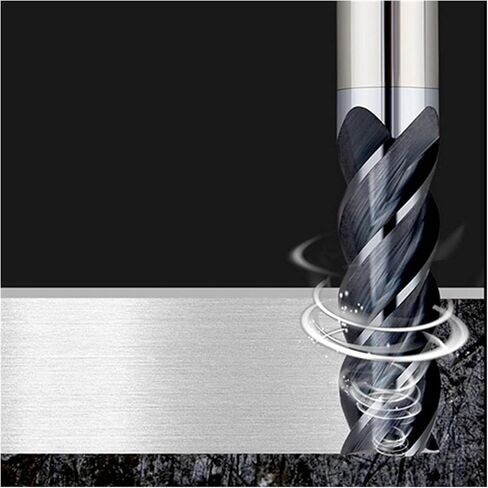 نهاية مطحنة القاطع CNC بت شقة 1 2 4 5 6 8 10 12mm 4 المزامير طحن الفولاذ المقاوم للصدأ كربيد (D6XD6X50) in Kuwait