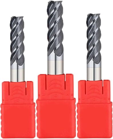 نهاية مطحنة القاطع CNC بت شقة 1 2 4 5 6 8 10 12mm 4 المزامير طحن الفولاذ المقاوم للصدأ كربيد (D8XD8X100) in Kuwait