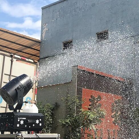 ماكينة صنع الثلج الاحترافية، ماكينة صنع الثلج المتأرجحة 180 درجة، مساحة تغطية 5-80 مترًا مربعًا، مستدامة 30-40 دقيقة، مع جهاز تحكم عن بعد، لعيد الميلاد وحفلات الزفاف in Kuwait