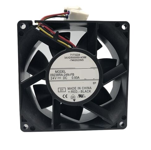 09238RA-24N-FB DC 24V 0.93A 92x92x38mm مروحة تبريد 3 أسلاك in Kuwait