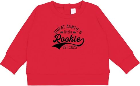 مؤسسة Inktastic Great Auntie's Little Rookie. 2025 سويت شيرت اطفال in Kuwait