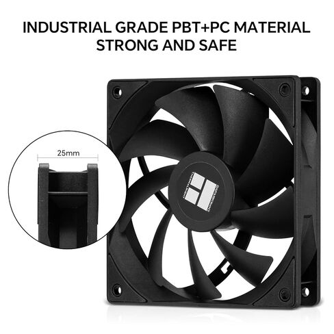 TL-C12B V2 X3 120mm Case Fans 3-Pack, High Airflow PC Fans 1500 RPM, 66.17 CFM, 25.6 dBA, S-FDB Bearing, 4-Pin PWM for Computer Case or CPU Coolers in Kuwait