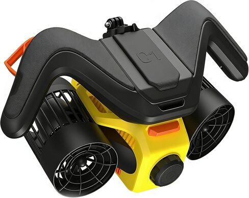 Electric Underwater Scooter for Diving & Snorkeling - High-Speed Sea Propeller Motor for Swimming Adventures (White) in Saudi Arabia