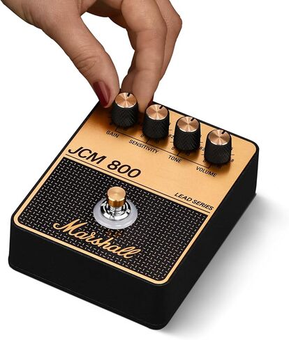 Marshall JCM800 Overdrive/Distortion Pedal - Black and Gold in Saudi Arabia