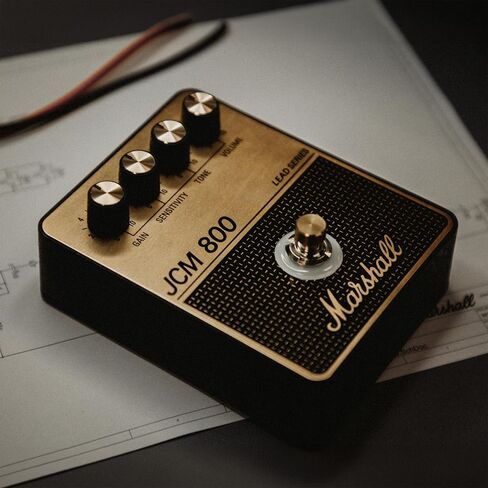 Marshall JCM800 Overdrive/Distortion Pedal - Black and Gold in Saudi Arabia
