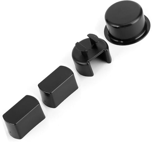 Quality Tailgate Hinge Pivot Bushing Insert Kit 38641 Fit for, 4pcsset Black Car Rear Door Hinge Kit for, Durable Plastic in Saudi Arabia