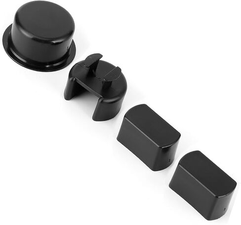 Quality Tailgate Hinge Pivot Bushing Insert Kit 38641 Fit for, 4pcsset Black Car Rear Door Hinge Kit for, Durable Plastic in Saudi Arabia