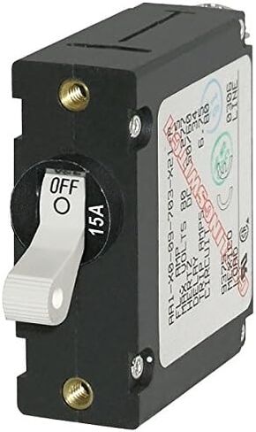 AMRB-7210 Blue Sea A Series Single Toggle Breaker 15A in Saudi Arabia