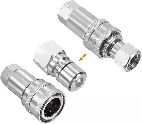 1 مجموعة مقرنة التوصيل السريع الهيدروليكية M14x1.5mm أنثى تركيب الأنابيب للتطبيقات الهيدروليكية in Saudi Arabia
