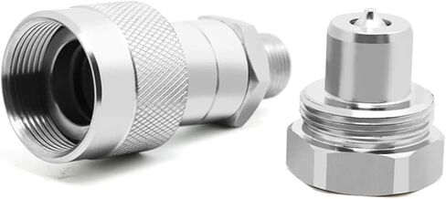 3/8'' Hydraulic Quick Coupler Set With 2 Dust Cap Connect And Disconnect Under 10000PSI Pressure Hydraulic Quick Connect in Saudi Arabia