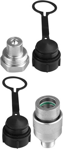 3/8'' Hydraulic Quick Coupler Set With 2 Dust Cap Connect And Disconnect Under 10000PSI Pressure Hydraulic Quick Connect in Saudi Arabia