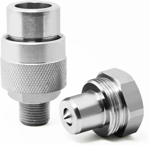 3/8'' Hydraulic Quick Coupler Set With 2 Dust Cap Connect And Disconnect Under 10000PSI Pressure Hydraulic Quick Connect in Saudi Arabia