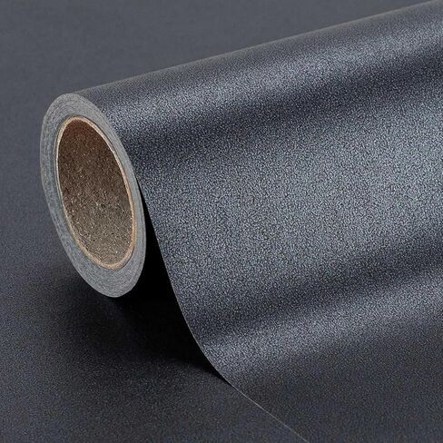 Maypluss Shimmer ورقة التغليف الأسود - 17 بوصة × 32.8feet - ألوان أنيقة ملونة بيرسسينت ملجأ ورقة الالتفاف السميكة لورقة هدية للتخرج ، عيد الهالوين ، الذكرى السنوية ، عيد الميلاد in Kuwait