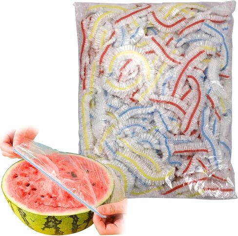 100-Piece Elastic Bowl Covers, Reusable Plate and Bowl Protectors, Stretchable for Food Dust Prevention and Bread Preservation in Saudi Arabia