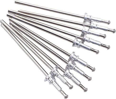 مجموعة مسامير ترصيع النوافذ، مكونات بديلة معدنية لإصلاح المركبات، سهلة التركيب، اتصال ثابت للتركيب العالمي in Kuwait