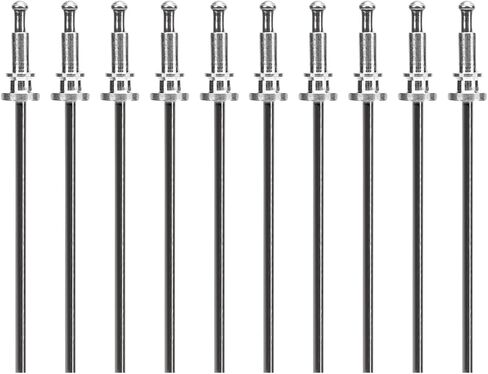 مجموعة مسامير ترصيع النوافذ، مكونات بديلة معدنية لإصلاح المركبات، سهلة التركيب، اتصال ثابت للتركيب العالمي in Kuwait