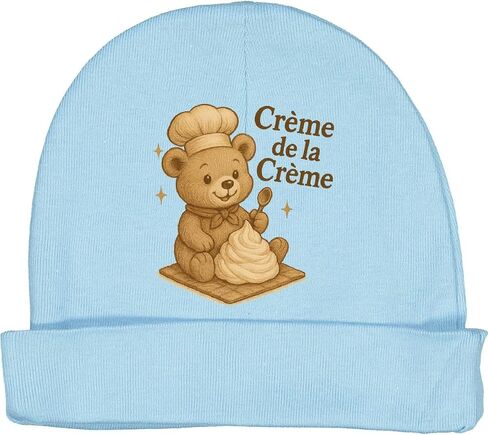 inktastic لطيف الدب الطاهي Crème de la crème baby beanie hat in Kuwait