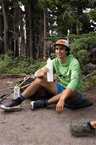 ThruBottle 1L Hard Sided Squeezable Bottle with Slim, Lightweight Design and 28mm Neck Compatible with Most Water Filters - Reusable, Recyclable Bottle for Hiking, Backpacking, and Travel in Kuwait