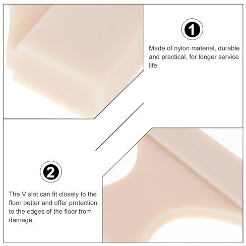VALICLUD Wood Floor Tapping Block Nylon Knock Block Flooring Installation Tool for Laminate and Solid Wood Floors Professional Woodworking in Saudi Arabia