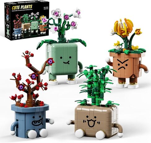 Black Roses Flower Bouquet Building Blocks Set, Artificial Flowers Blocks Kit Compatible with Lego Flowers, Black Roses Gifts Toys Building Set for Home Decor or Office Decor (585PCS) in Saudi Arabia