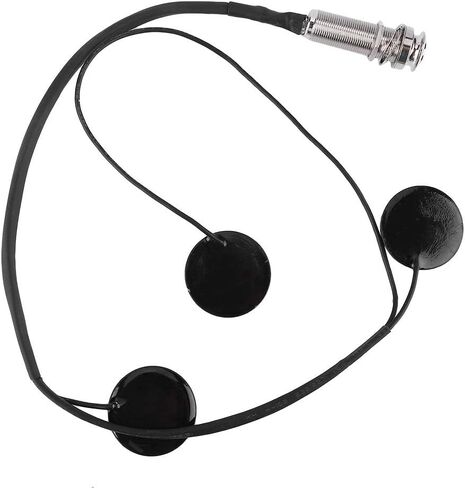 Harp Pickup, Harp Accessory Black Pickup Portable Plastic Metal Musical Instrument Accessory in Saudi Arabia