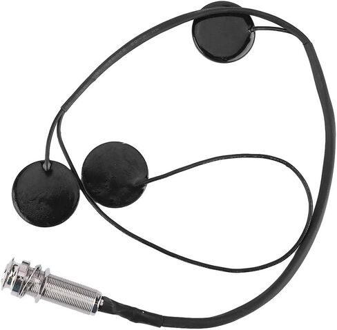 Harp Pickup, Harp Accessory Black Pickup Portable Plastic Metal Musical Instrument Accessory in Saudi Arabia