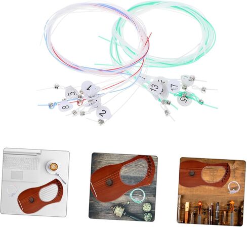 Sosoport Lyre Harp Strings Nylon Strings Replacement Parts for Lyre for Classical Music Instruments in Saudi Arabia