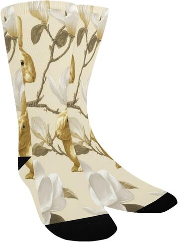 جوارب فاخرة للمشي لمسافات طويلة على شكل أرنب عيد الفصح - جوارب شتوية حرارية سميكة دافئة للأولاد والبنات الصغار للمدرسة، والارتداء اليومي والأنشطة الخارجية in Kuwait