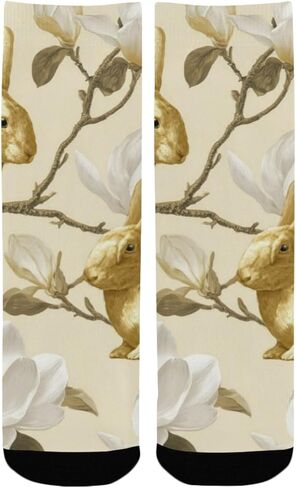 جوارب فاخرة للمشي لمسافات طويلة على شكل أرنب عيد الفصح - جوارب شتوية حرارية سميكة دافئة للأولاد والبنات الصغار للمدرسة، والارتداء اليومي والأنشطة الخارجية in Kuwait