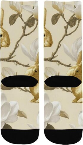 جوارب فاخرة للمشي لمسافات طويلة على شكل أرنب عيد الفصح - جوارب شتوية حرارية سميكة دافئة للأولاد والبنات الصغار للمدرسة، والارتداء اليومي والأنشطة الخارجية in Kuwait