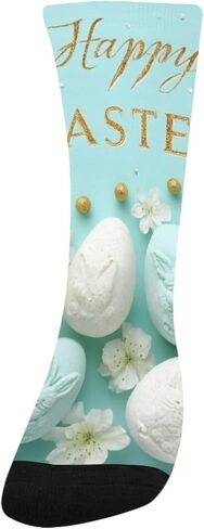 جوارب ليلي عيد الفصح المتوهجة باللون الأزرق للمشي لمسافات طويلة - جوارب شتوية حرارية سميكة دافئة للأولاد والبنات للمدرسة، والارتداء اليومي والأنشطة الخارجية in Kuwait