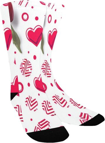 جوارب المشي لمسافات طويلة على شكل قلوب زهرية - جوارب شتوية حرارية سميكة دافئة للأطفال الصغار للأولاد والبنات للمدرسة، والارتداء اليومي والأنشطة الخارجية in Kuwait