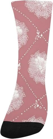 جوارب بيضاء للمشي لمسافات طويلة من Diamond Motif - جوارب شتوية حرارية سميكة دافئة للأولاد والبنات الصغار للمدرسة، والارتداء اليومي والأنشطة الخارجية in Kuwait