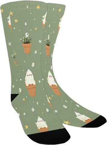 جوارب المشي لمسافات طويلة باللون الأخضر من Garden Chick - جوارب شتوية حرارية سميكة دافئة للأولاد والبنات للمدرسة، والارتداء اليومي والأنشطة الخارجية in Kuwait