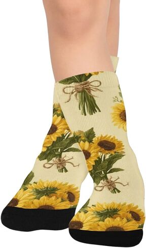 جوارب عباد الشمس وباقة المشي لمسافات طويلة - جوارب شتوية حرارية سميكة دافئة للأولاد والبنات للمدرسة، والارتداء اليومي والأنشطة الخارجية in Kuwait