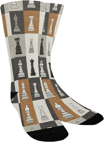 جوارب المشي لمسافات طويلة على شكل شطرنج ريفي - جوارب شتوية حرارية سميكة دافئة للأولاد والبنات الصغار للمدرسة، والارتداء اليومي والأنشطة الخارجية in Kuwait